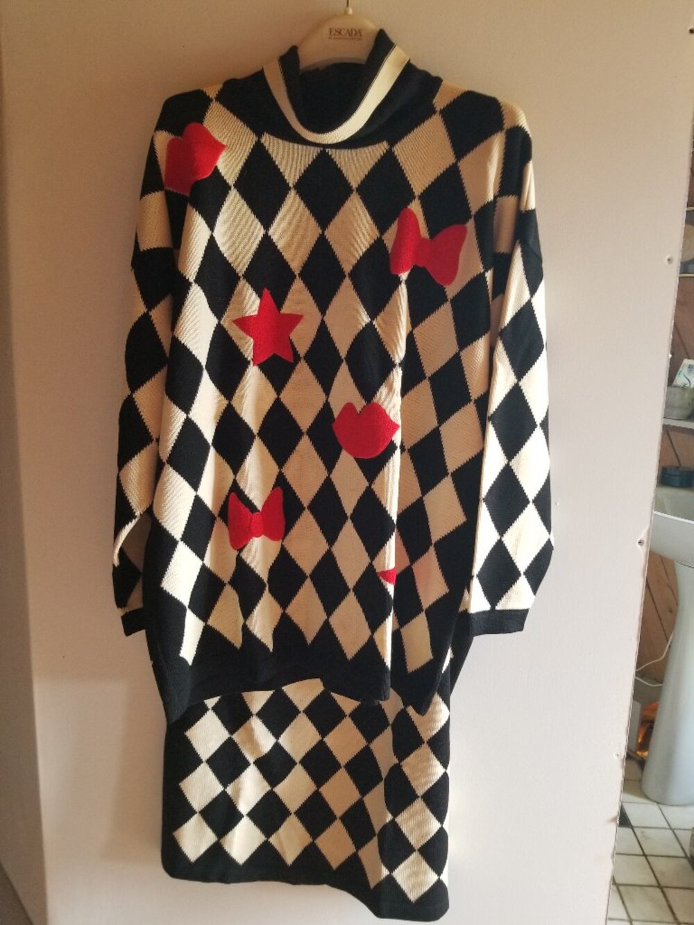 ESCADA Super Cute Wool Harlequin set